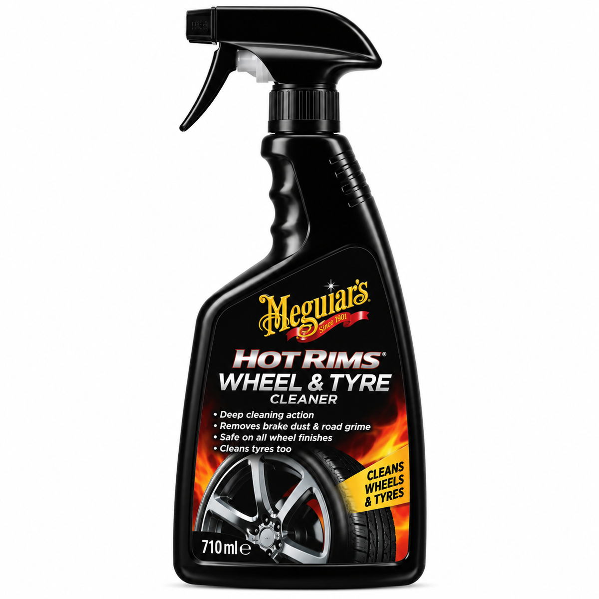 Meguiar’s Hot Rims Wheel & Tyre Cleaner 710ml – Car Wheel Cleaner