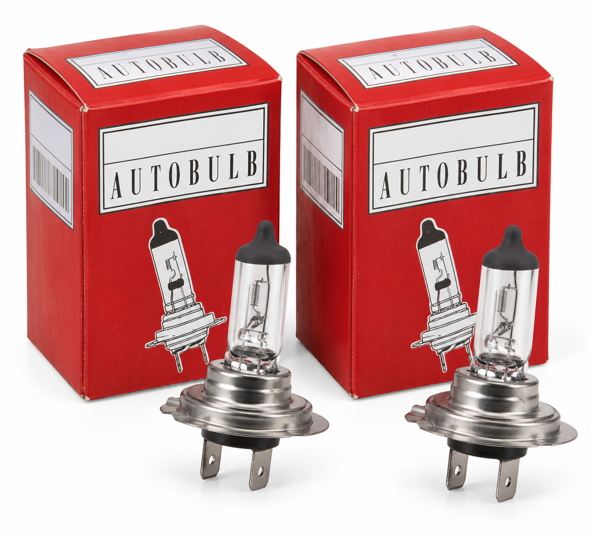 H7 477 Halogen Headlight Bulbs 12V 55W – Pack of 2